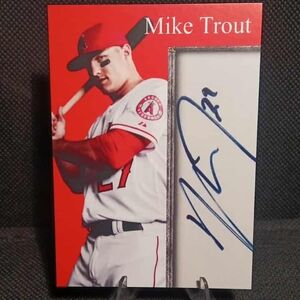 Mike Trout 2019 Inkredible Ink - Limited Edition - Short Print - Facsimile Auto